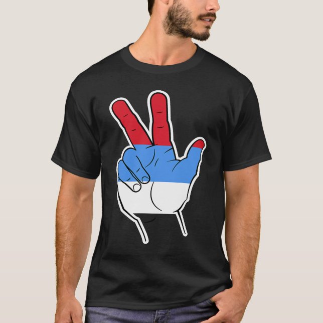 The Serbian Salute T-Shirt (Front)
