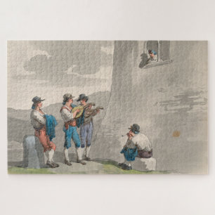The Serenade (Songs of Love) (Romantic Scene) Jigsaw Puzzle