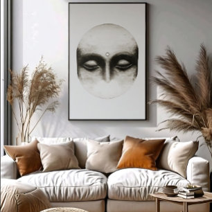 The serene face poster