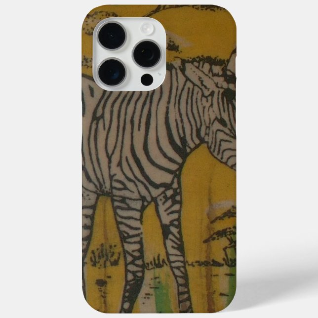 The Serengeti Spirit: Zebra Grazing in the Mara Case-Mate iPhone Case (Back)