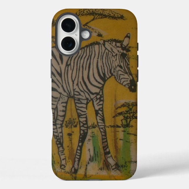 The Serengeti Spirit: Zebra Grazing in the Mara Case-Mate iPhone Case (Back)