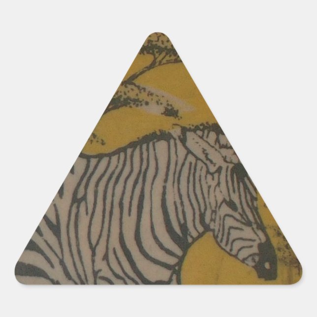 The Serengeti Spirit: Zebra Grazing in the Mara Triangle Sticker (Front)