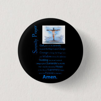 The Serenity Prayer B.C 1 Inch Round Button