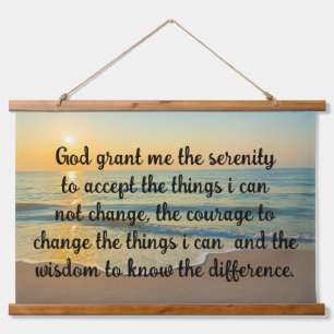 The Serenity Prayer Hanging Tapestry