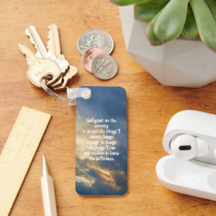 The Serenity Prayer Keychain