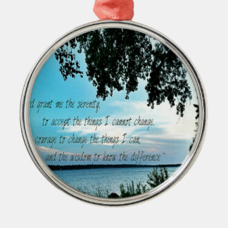 The Serenity Prayer Metal Ornament