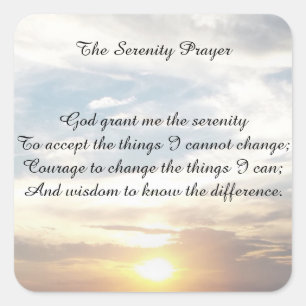 the serenity prayer stickers