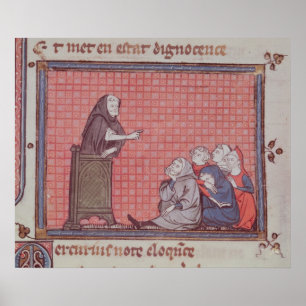 The Sermon, from Ovide Moralise Poster