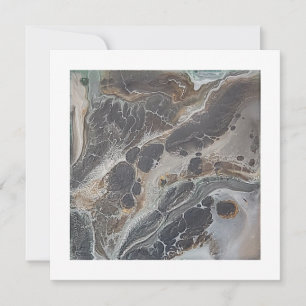 the serpent square flatcard thank you card