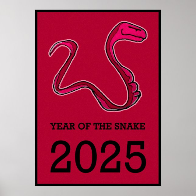 The Serpent's Path: Lunar New Year Art  Step into  Poster (Front)