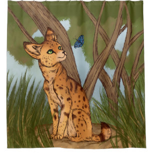 The Serval and the Butterfly
