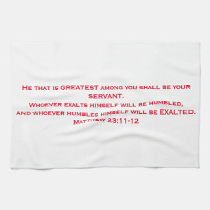 "The Servant's Towel" ZTC June Sermon Series Kitchen Towel