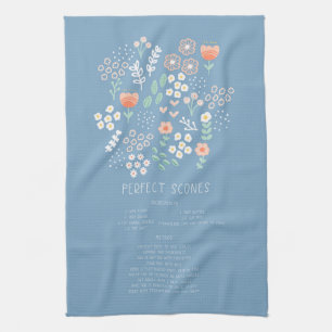 Thé Serviette Recette Scones avec confiture et crè