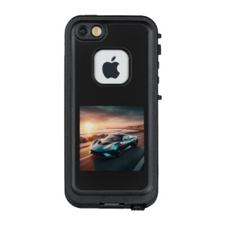 the setting sun on a tire LifeProof FRÄ’ iPhone SE/5/5s case