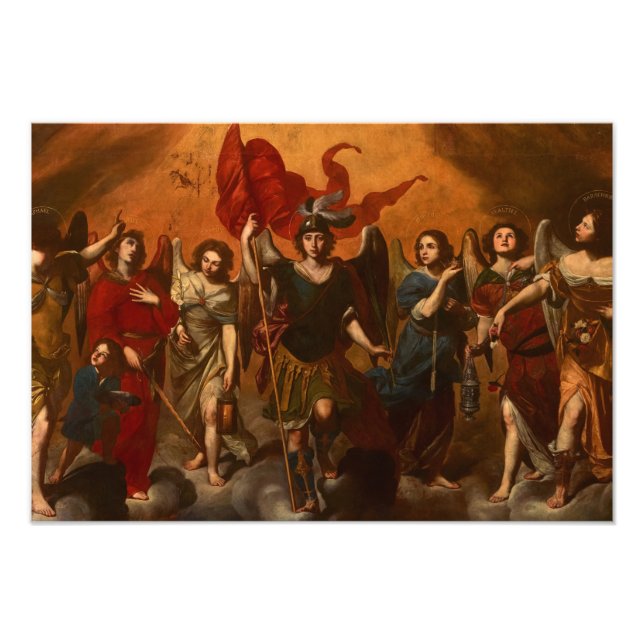 The Seven Archangels by Massimo Stanzione Photo Print (Front)