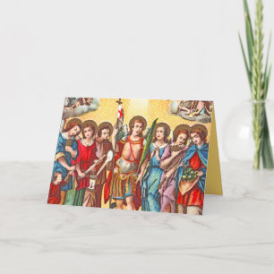 The Seven Archangels (CP 001; Chromolithograph) Card