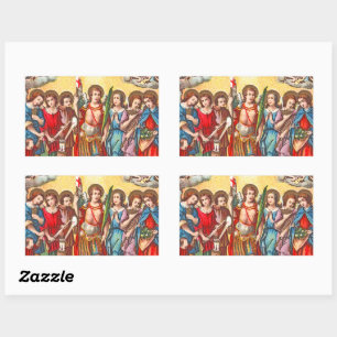 The Seven Archangels (CP 001; Chromolithograph) Sticker