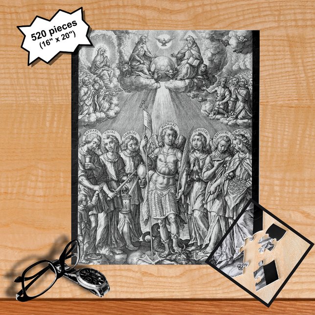 The Seven Archangels (M 034; Engraving) Jigsaw Puzzle (Creator Uploaded)