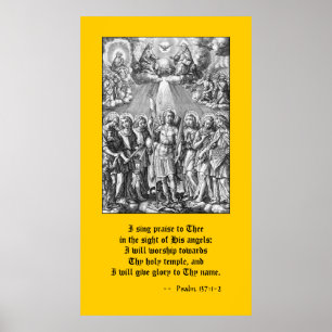 The Seven Archangels (M 034; Engraving) Poster