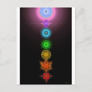 The Seven Chakras Postcard