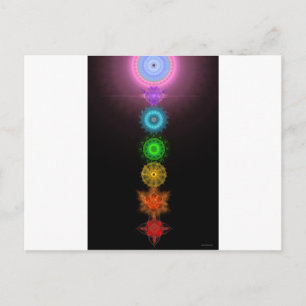 The Seven Chakras Postcard