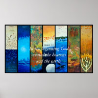 THE SEVEN DAYS OF CREATION, In the beginning Go...