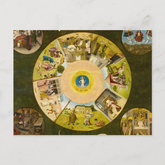 The Seven Deadly Sins and the Four Last Things Postcard (Front)