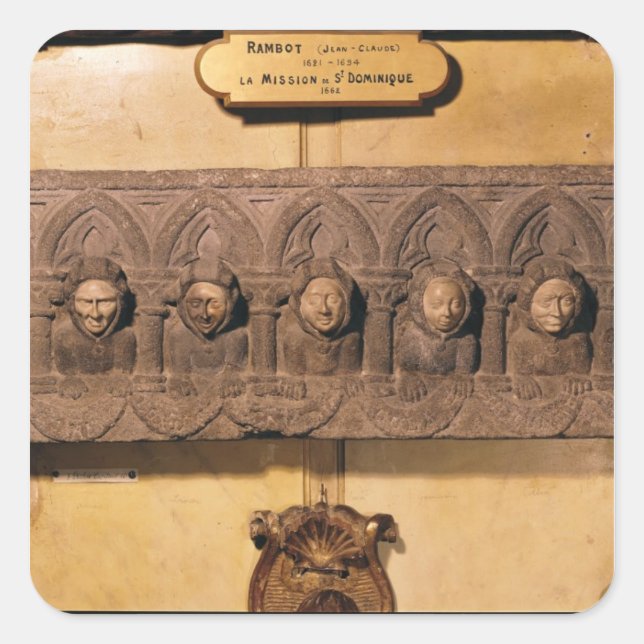 The Seven Deadly Sins Square Sticker (Front)