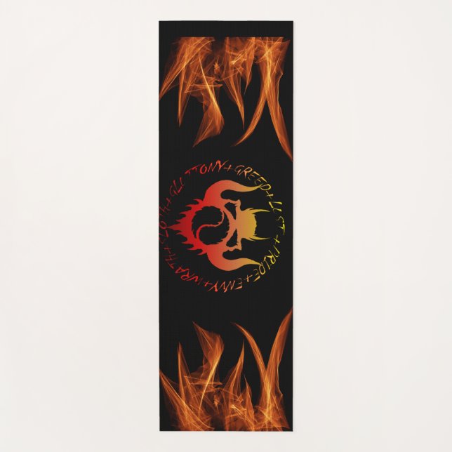 The Seven deadly sins Yoga mat (Front)