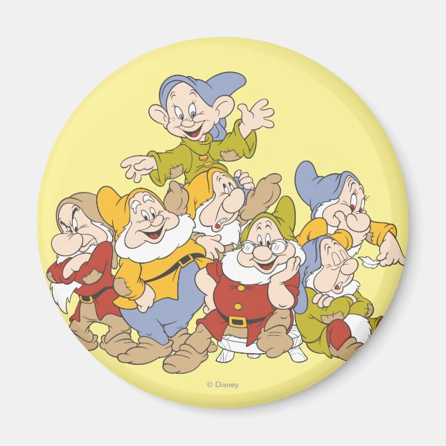 The Seven Dwarfs 4 Magnet (Front)