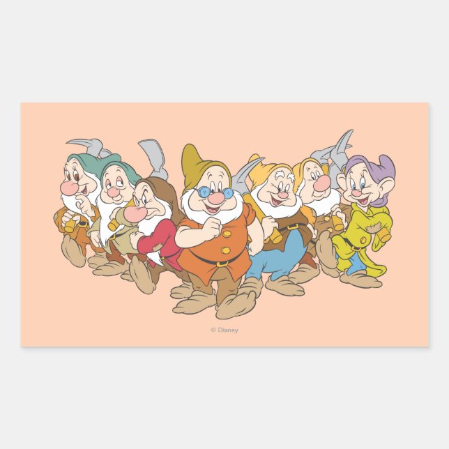 The Seven Dwarfs 6 Sticker (Front)