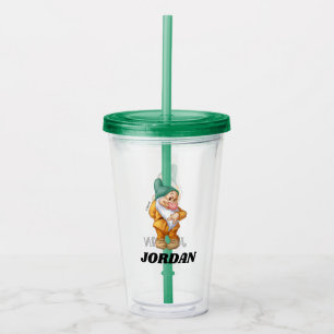 The Seven Dwarfs - Bashful Add Your Name Acrylic Tumbler