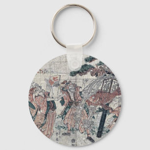 The seven gods of good luck by Katsukawa,Shunsen Keychain