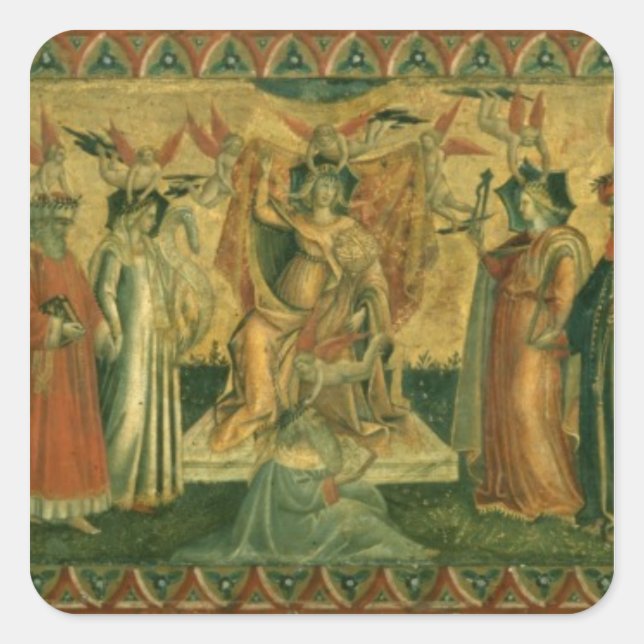 The Seven Liberal Arts, c.1435 Square Sticker (Front)