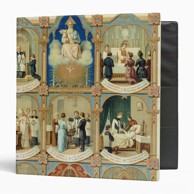 The Seven Sacraments Binder (Front/Inside)