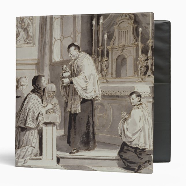 The Seven Sacraments: Communion, 1779 (pen, brown Binder (Front/Inside)