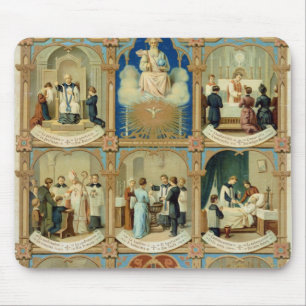 The Seven Sacraments Mouse Pad