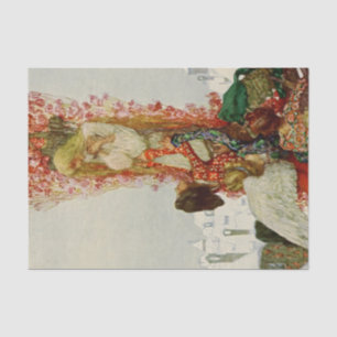 “The Seven Swans” by Heirich Lefler Tissue Paper