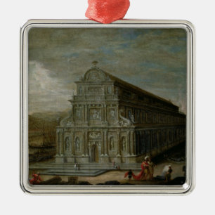 The Seven Wonders of the World Metal Ornament