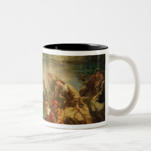 The Seventh day of the Decameron Two-Tone Coffee Mug