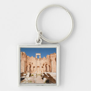 The Severan Basilica, Leptis Magna, Al Khums 2 Keychain