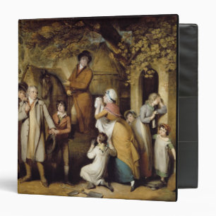 The Severe Steward, or Unfortunate Tenant (oil on Binder