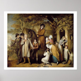 The Severe Steward, or Unfortunate Tenant (oil on Poster