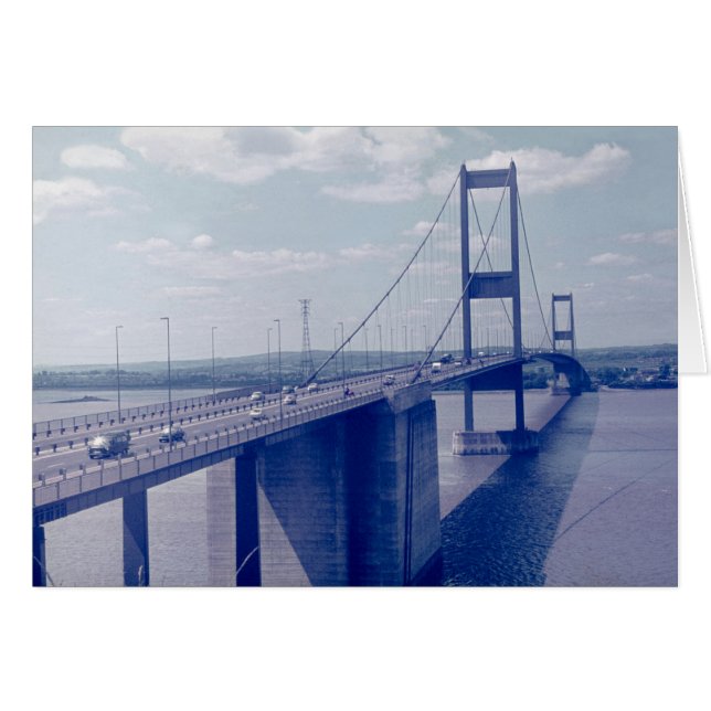 The Severn Bridge from Aust (1970s) (Front Horizontal)