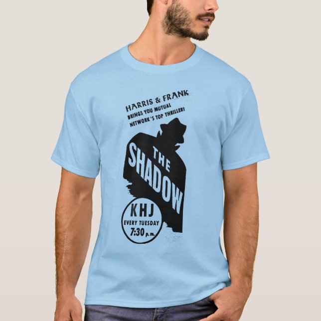 The Shadow Harris & Frank Vintage Radio Ad TEE (Front)