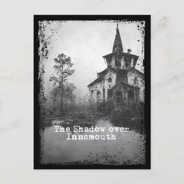 The Shadow over Innsmouth Lovecraft Cthulhu Mythos Postcard (Front)