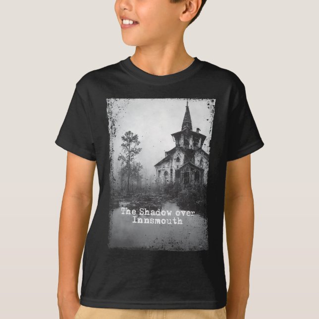 The Shadow over Innsmouth Lovecraft Cthulhu Mythos T-Shirt (Front)