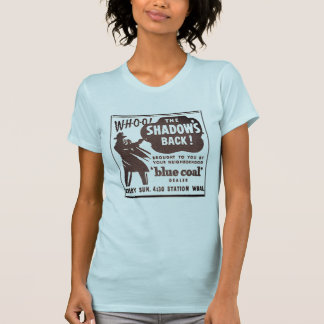The Shadow's Back Vintage Radio Ad Tee