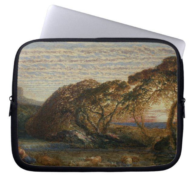 The Shadowy Stream Laptop Sleeve (Front)