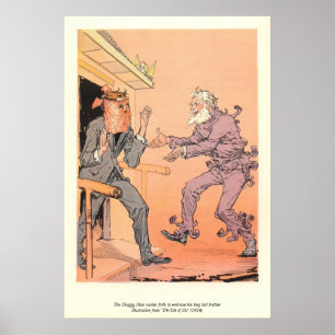 The Shaggy Man rushes to greet his lost brother Poster